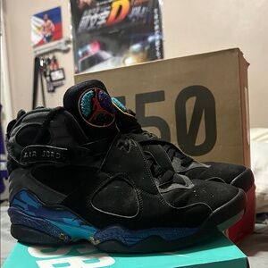 Air Jordan 8 Aqua Sneakers